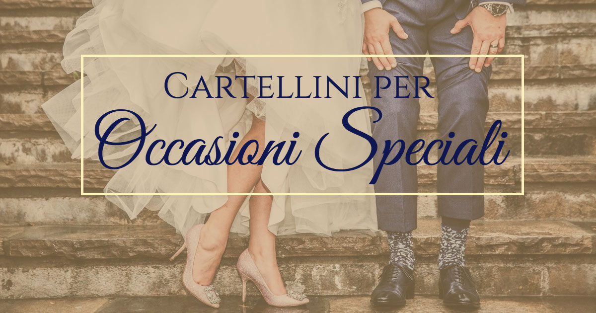 L'Highlight di Etichetta Nome: Cartellini per occasioni speciali