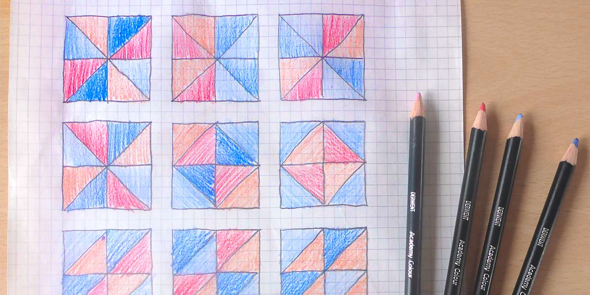 Come fare un cuscino patchwork: Post 2, Design & Taglio