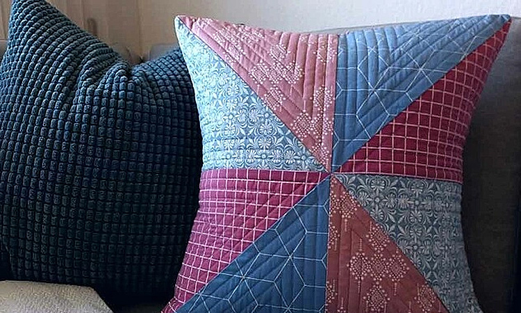 Come fare un cuscino patchwork: Post 5, cucire il cuscino