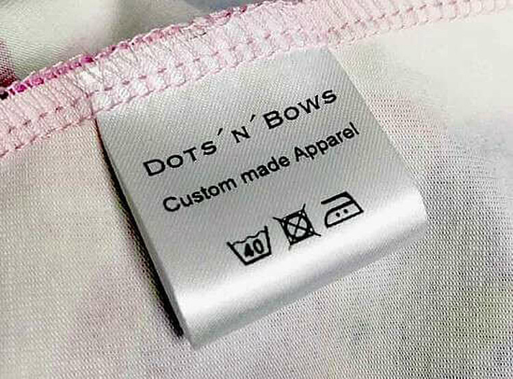 Etichette lavaggio & etichette manutenzione Etichettanome